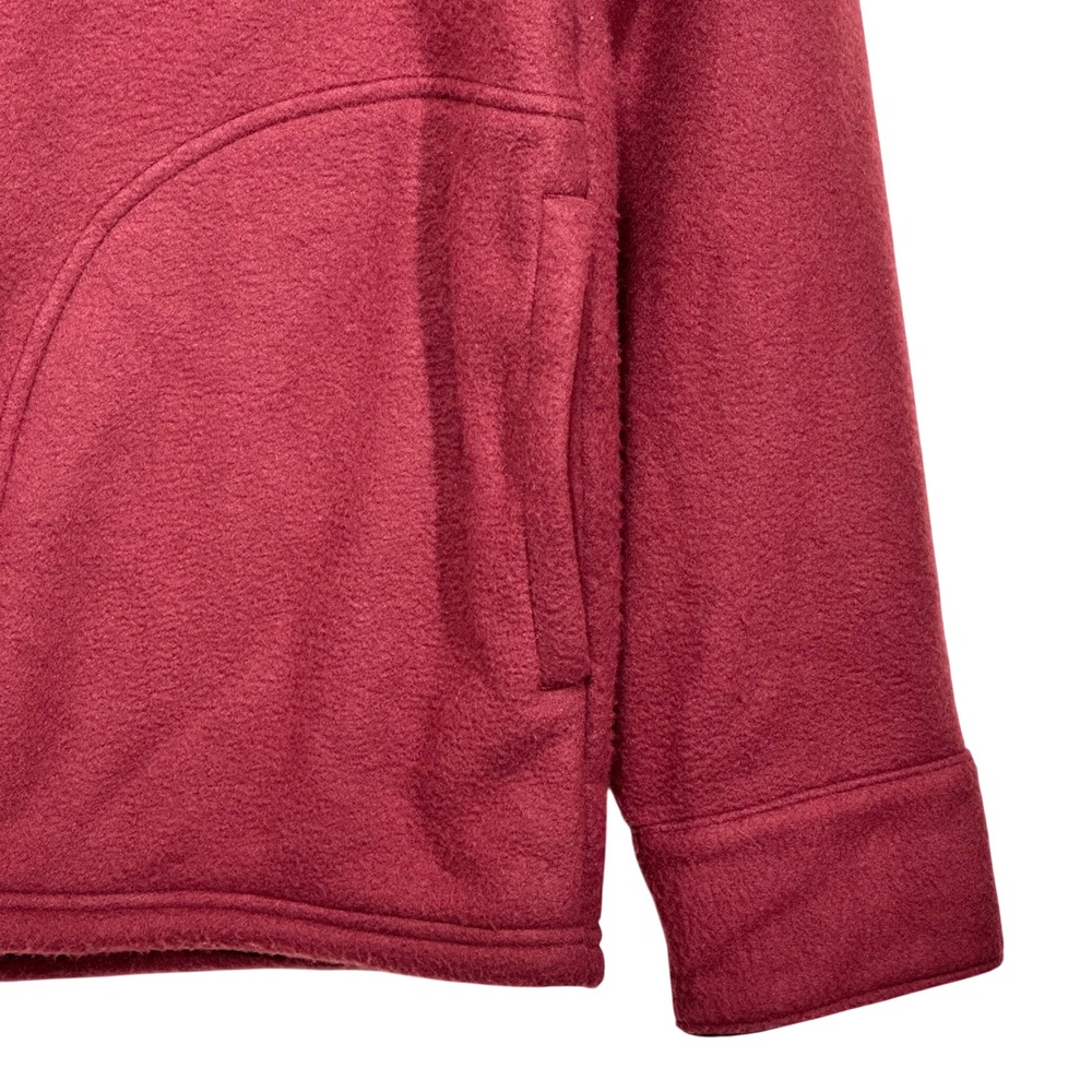 Goodfellow & Co Mens Maroon Fleece Shacket Button Up Jacket  Medium NEW - Picture 4 of 8